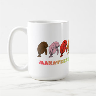 LGBTQIA+ Manatees just want a hug Coffee Mug
