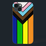 LGBTQIA  Pride Flag  iPhone 13 Case<br><div class="desc">LGBT pride flag with rainbow colours support phone case.</div>