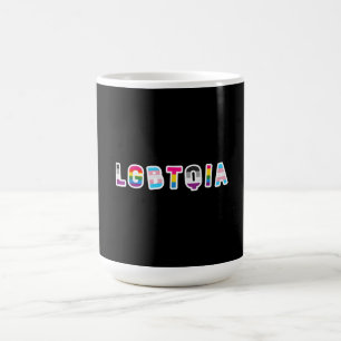 LGBTQIA Pride Flag LGBT Asexual Bi Pansexual Coffee Mug