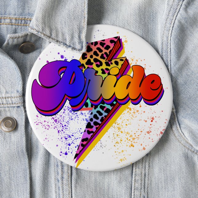 LGBTQIA+ Pride Support Awareness 6 Cm Round Badge (In Situ)