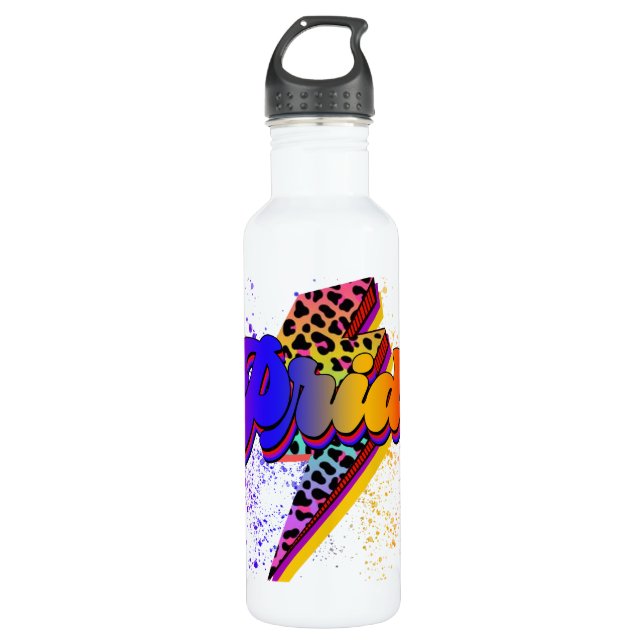 LGBTQIA+ Pride Support Awareness 710 Ml Water Bottle (Front)