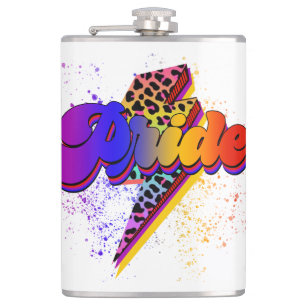 LGBTQIA+ Pride Support Awareness Hip Flask