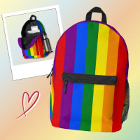 LGBTQIA+ Rainbow Flag Stripes for Pride Month - 