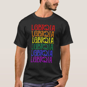 LGBTQIA rainbow lesbian gay bisexual trans pride T-Shirt