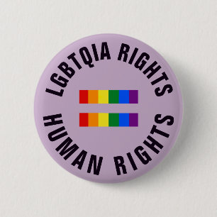 LGBTQIA Rights Equal Human Rights 6 Cm Round Badge