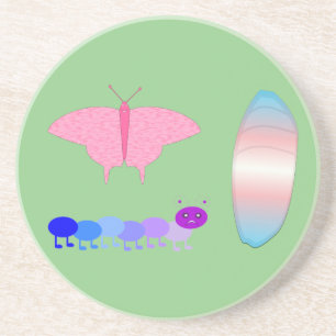 LGBTQIA Transgender Pride Caterpillar to Butterfly Coaster