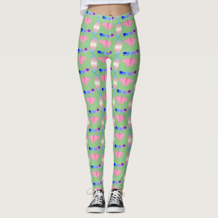 LGBTQIA Transgender Pride Caterpillar to Butterfly Leggings