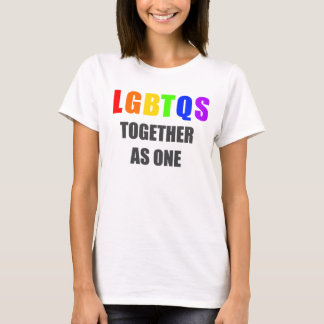 LGBTQS together as one T-Shirt