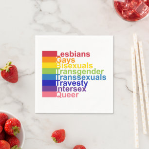 LGBTTTIQ NAPKIN