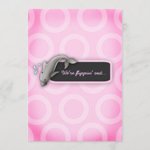 LGC Flippin' Out Girl Baby Shower Invitation