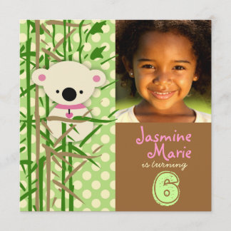 LGC | Koala Peek A Boo Brown Invitation