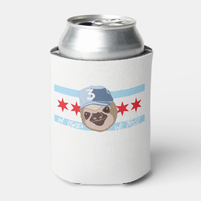 LGOD Chicago Sloth Can Cooler (with Admins!) (Can Front)