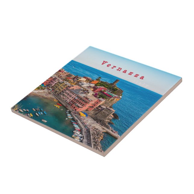 LGR002 VERNAZZA - Cinque Terre - Italy - Ceramic Tile (Side)