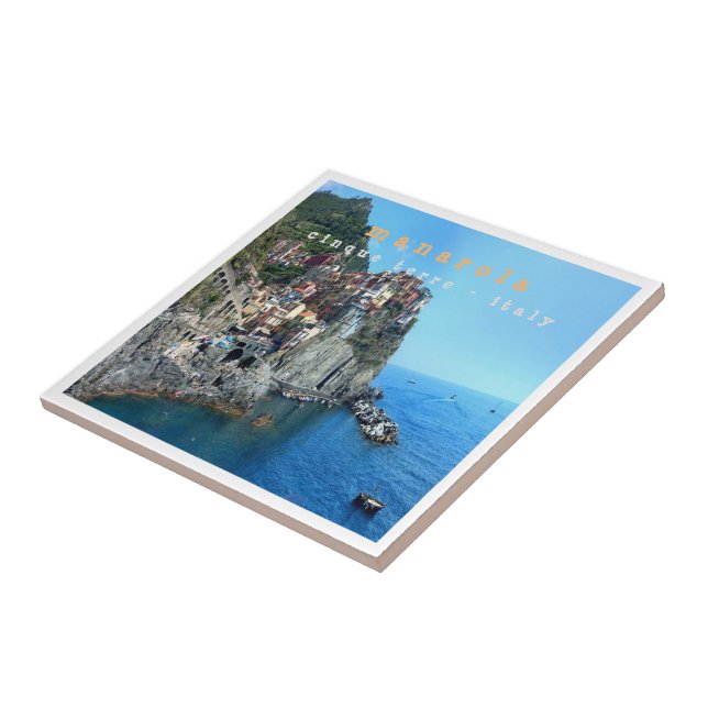 LGR004 MANAROLA - Cinque Terre - Italy - Ceramic Tile (Side)
