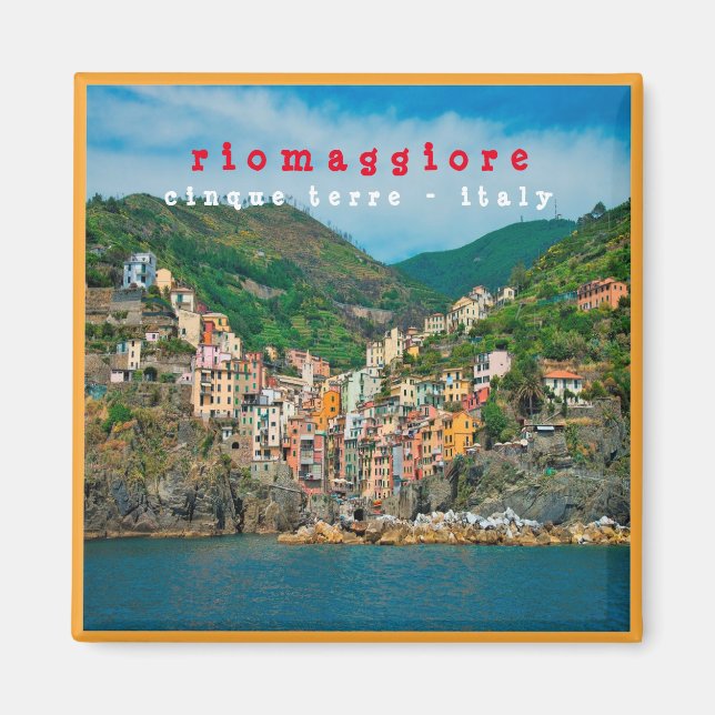 LGR010 RIOMAGGIORE - Cinque Terre - Italy - Fridge Magnet (Front)