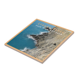 LGR013 CINQUE TERRE - Aerial View - Italy -  Ceramic Tile