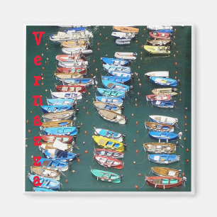 LGR016 VERNAZZA - Harbour - Cinque Terre - Fridge Magnet