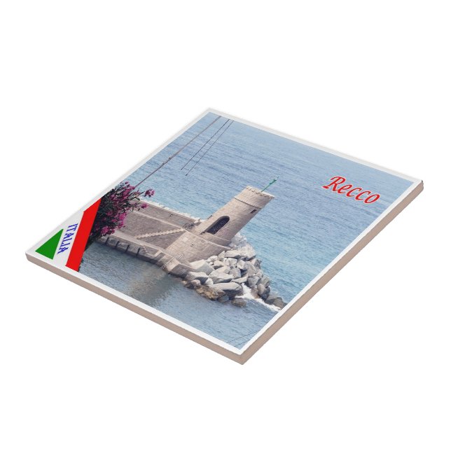 LGR112 RECCO, Liguria, Italy, Ceramic Tile (Side)