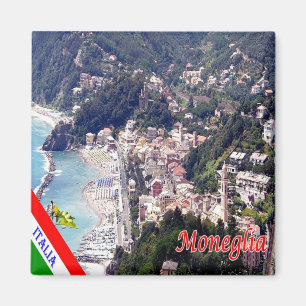 LGR124 MONEGLIA, Liguria, Italy, Fridge Magnet