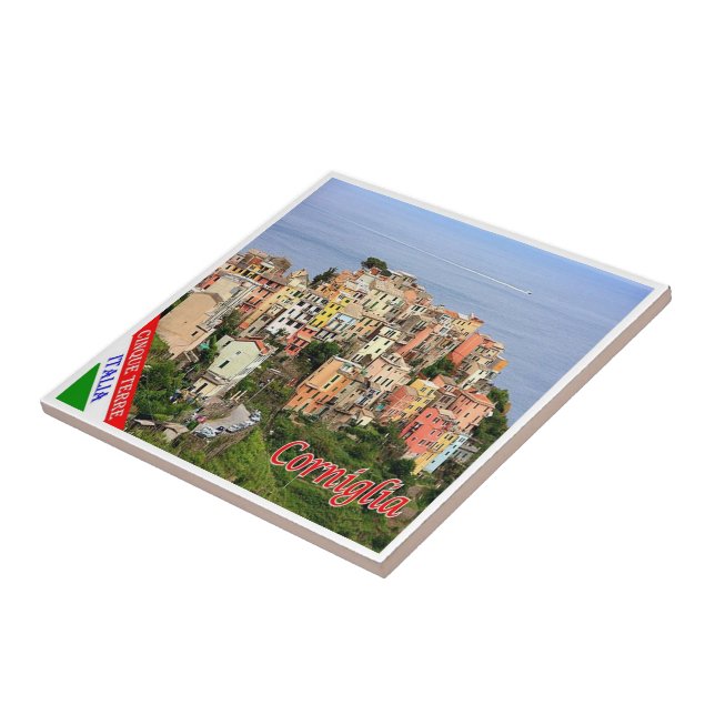 LGR136 CORNIGLIA Cinque Terre, Italy, Ceramic Tile (Side)