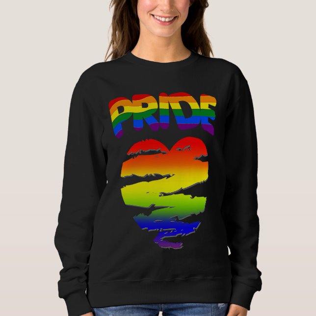 LGTB Pride Flag  17 Sweatshirt (Front)