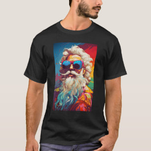 LGTBQ+ Santa Shades Rainbow Christmas in July LGBT T-Shirt