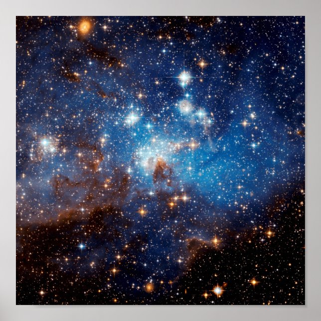 LH 95 Star Forming Region - Hubble Space Photo Poster (Front)