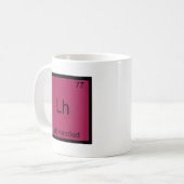 Lh - Left Handed Funny Element Chemistry Symbol T Coffee Mug (Front Left)