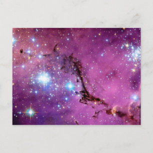 LHA 120-N11 Star Formation Hubble Space Photo Postcard