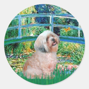 Lhasa Apso 10 - Bridge Classic Round Sticker