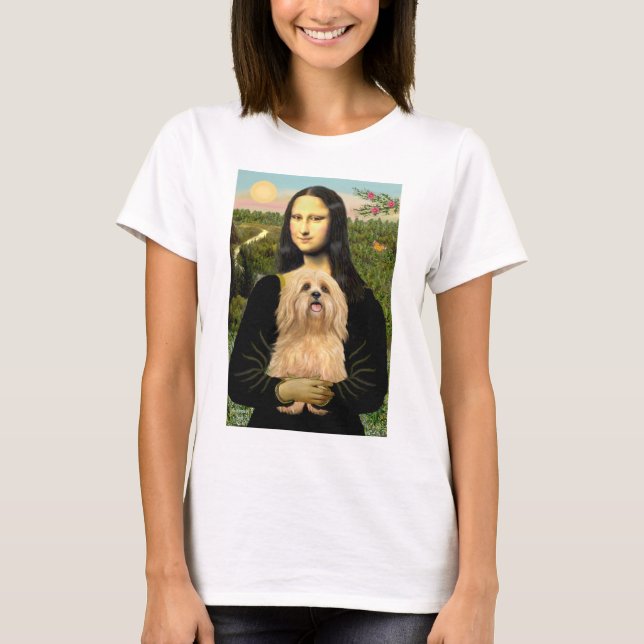 Lhasa Apso 9 - Mona Lisa T-Shirt (Front)