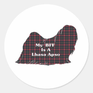 Lhasa Apso BFF Sticker