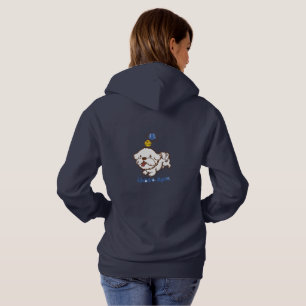 Lhasa apso bubu and little chicken guagua hoodie