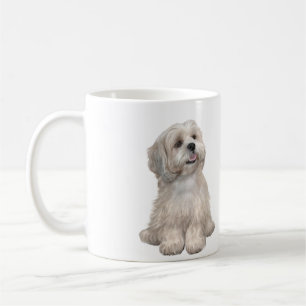 Lhasa Apso (C) - Light gold Coffee Mug