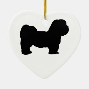 Lhasa Apso Ceramic Ornament