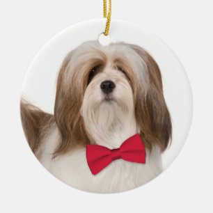 Lhasa Apso Christmas Ornament