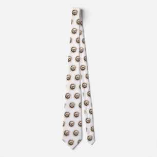 Lhasa Apso Christmas Wreath Festive Pup Tie
