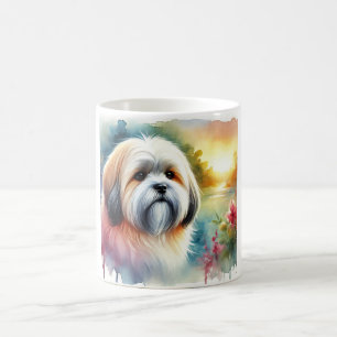 Lhasa Apso Dog 190924AREF130 - Watercolor Coffee Mug