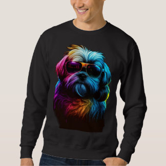 Lhasa Apso Dogs Lhasa Apsos  2 Sweatshirt