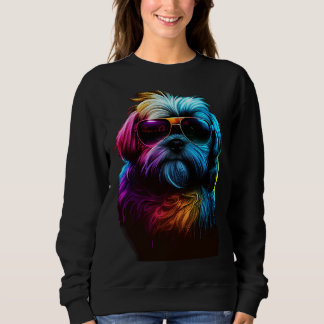 Lhasa Apso Dogs Lhasa Apsos  2 Sweatshirt