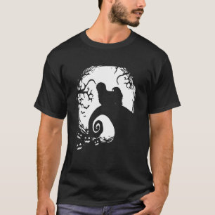 Lhasa Apso Halloween Under The Moonlight Spooky Do T-Shirt