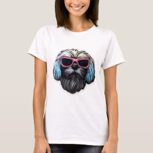 Lhasa Apso in Cool Sunglasses Classic T-Shirt