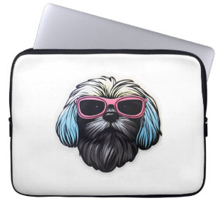 Lhasa Apso in Cool Sunglasses Classic T-Shirt Laptop Sleeve