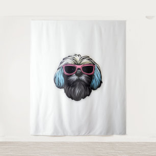 Lhasa Apso in Cool Sunglasses Classic T-Shirt Tapestry
