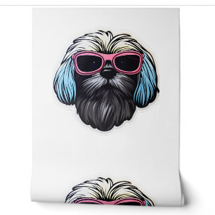 Lhasa Apso in Cool Sunglasses Classic T-Shirt Wallpaper