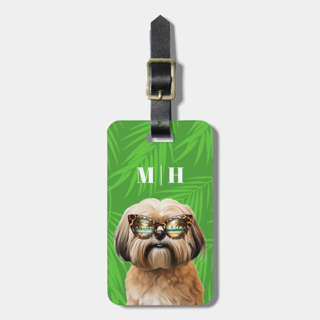 Lhasa Apso Luggage Tags (Front Vertical)