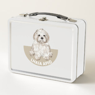Lhasa Apso Metal Lunch Box