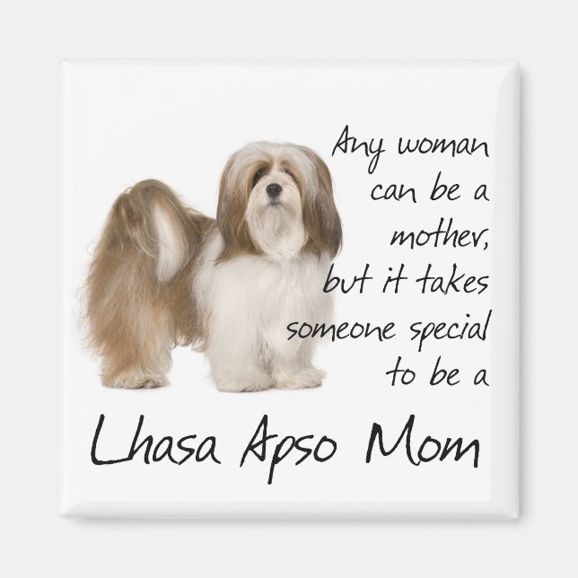 Lhasa Apso Mum Magnet (Front)
