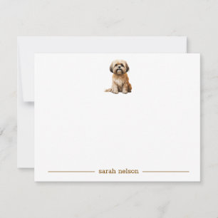 Lhasa Apso Personalised Note Cards