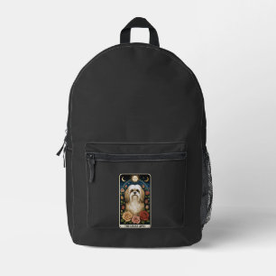 Lhasa Apso Printed Backpack